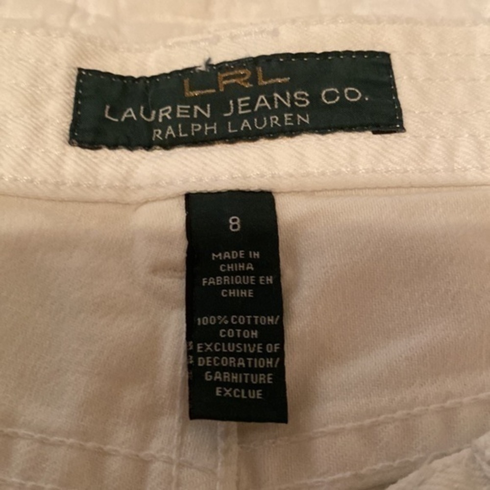 Lauren Ralph Lauren White denim shorts‎ - Picture 3 of 5